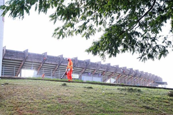 Estádio Olímpico Regional passa por manutenção  para estreia do FC Cascavel no Paranaense deste ano