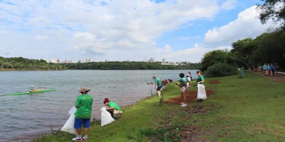 Ação voluntária promove limpeza e preservação de áreas ambientais de Cascavel