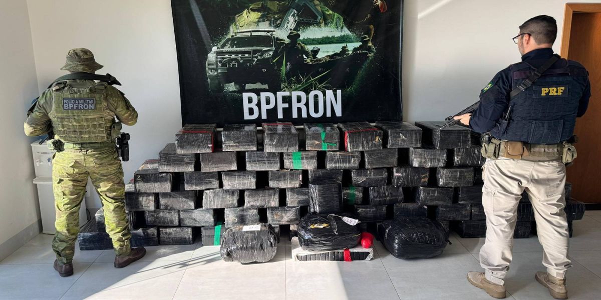 Megaoperação da PRF e BPFron resulta em apreensão recorde de drogas em Perobal
