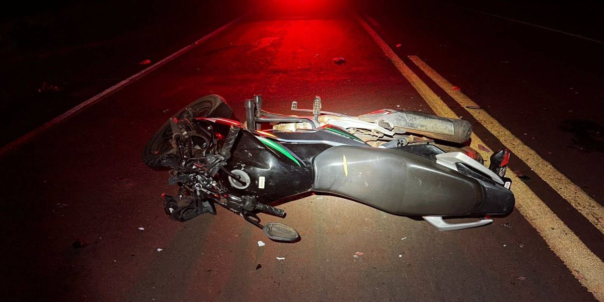 Motociclista morre após colidir em cavalo que atravessava a PR-239 em Jesuítas
