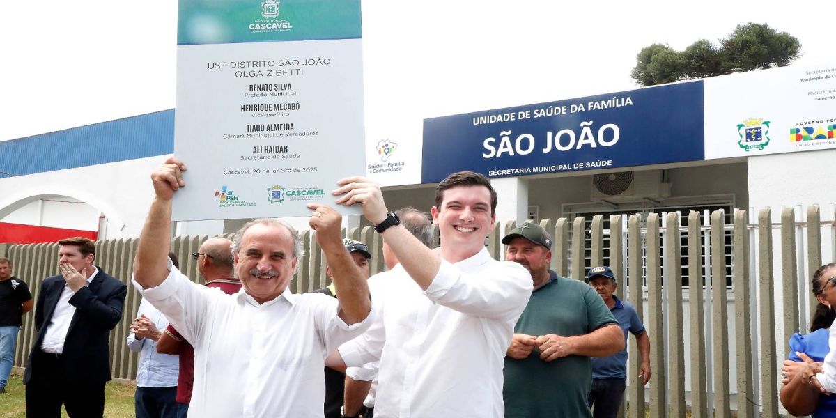 Prefeitura de Cascavel entrega USF do Distrito de São João totalmente revitalizada