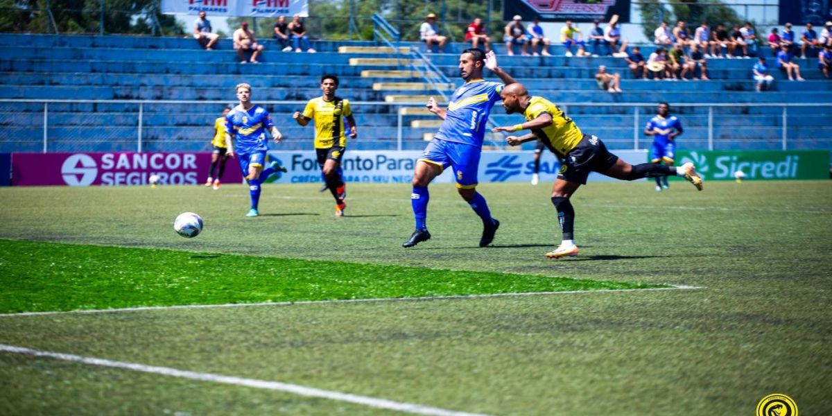 FC Cascavel empata com São Joseense em 1 a 1 após jogo adiado pela chuva