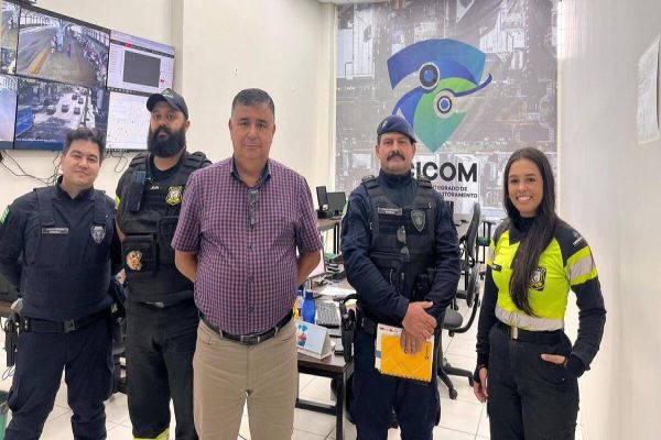 Secretaria de Segurança e Mobilidade Urbana de Toledo visita a Transitar de Cascavel