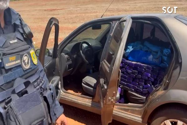 PRF apreende 712 kg de maconha após perseguição em rodovia paranaense