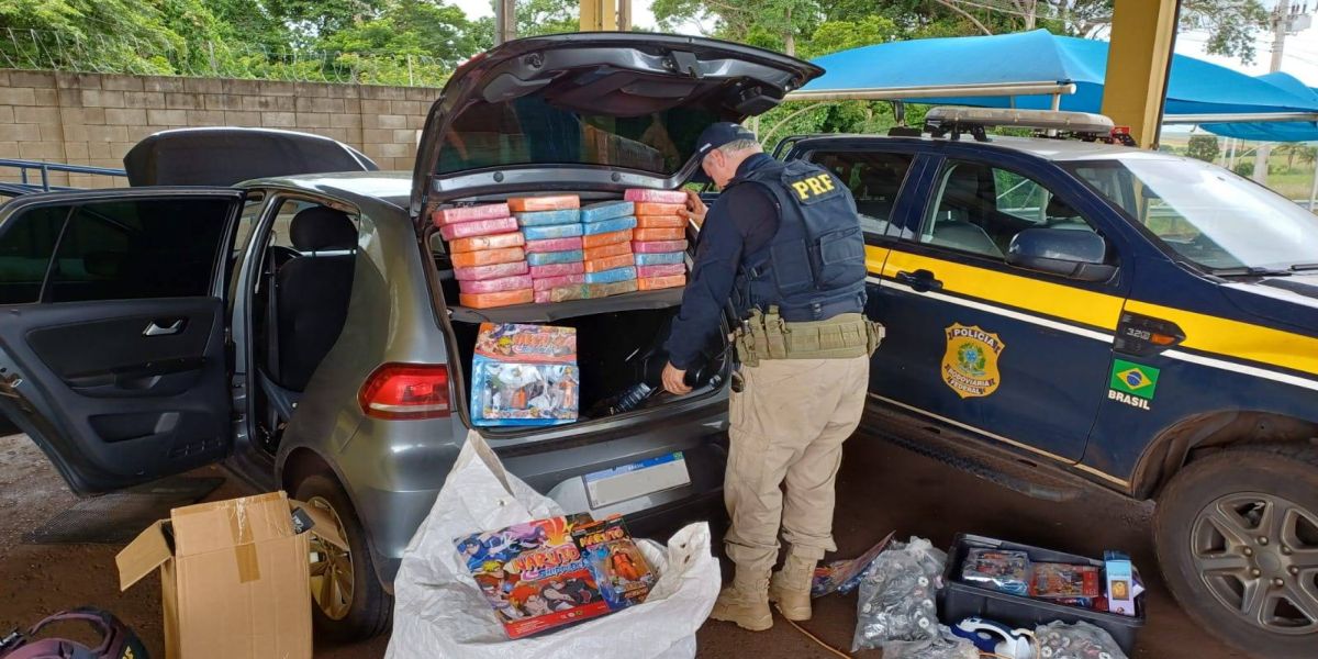 PRF apreende 40 kg de cocaína em veículo na BR-376