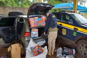 Imagem referente à notícia: PRF apreende 40 kg de cocaína em veículo na BR-376