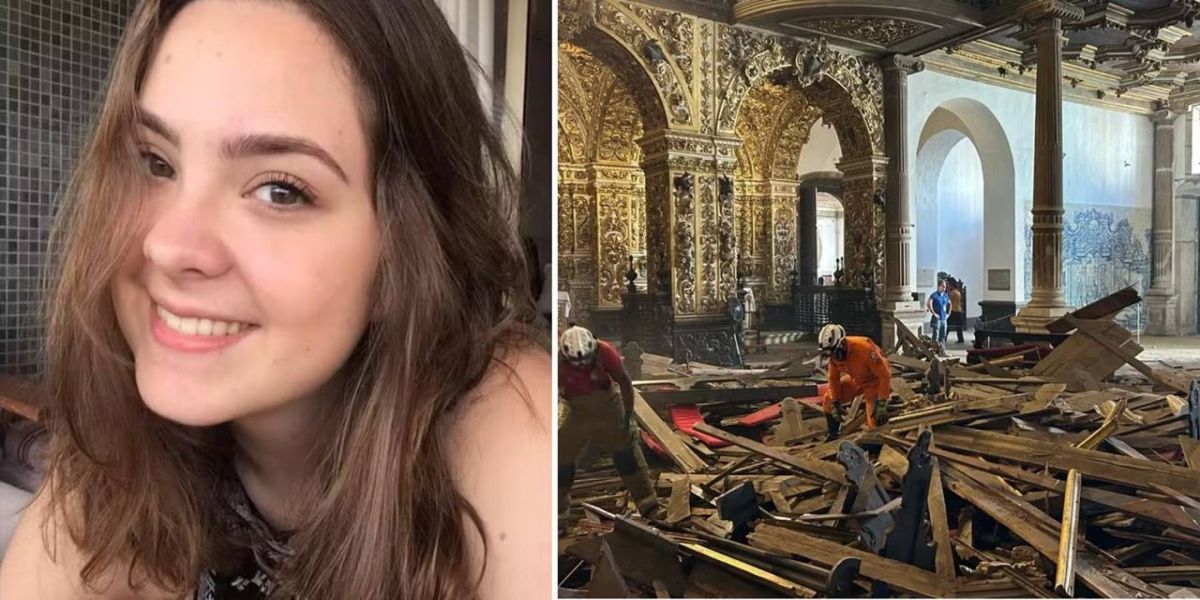 Desabamento em igreja histórica de Salvador, mata turista e deixa cinco feridos