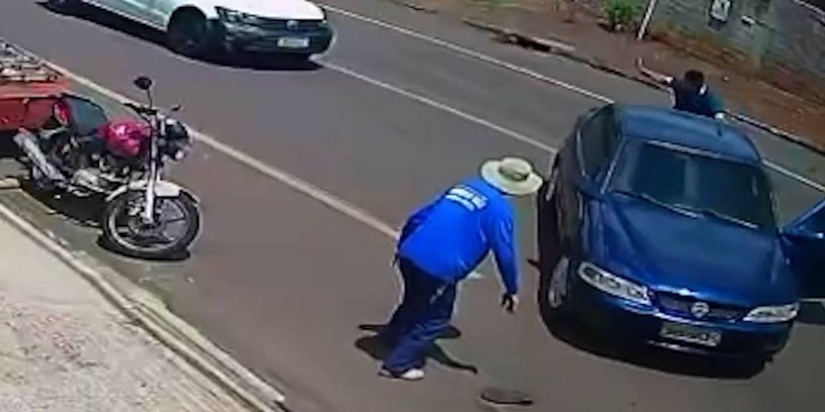 Jovem é atropelado por veículo desgovernado no Bairro Ciro Nardi em Cascavel