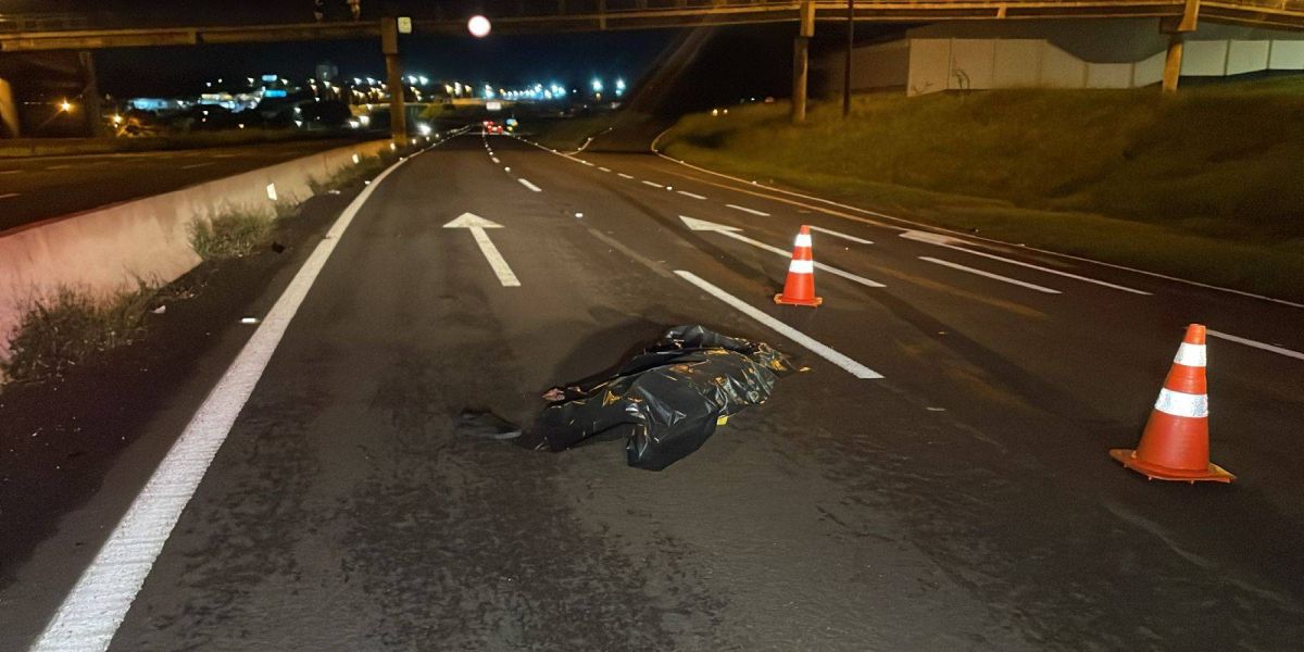 Pedestre morre após ser atropelado por automóvel na PRc-467, em Cascavel