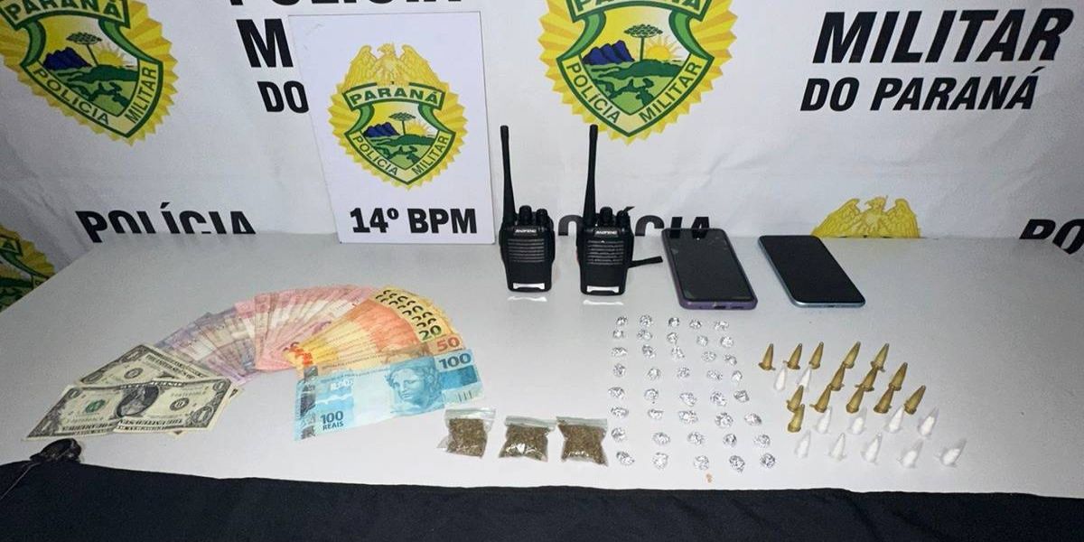 ROTAM prende três por tráfico e associação criminosa em Medianeira