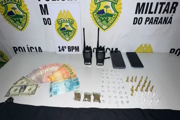 Foto relacionada a notícia: ROTAM prende três por tráfico e associação criminosa em Medianeira