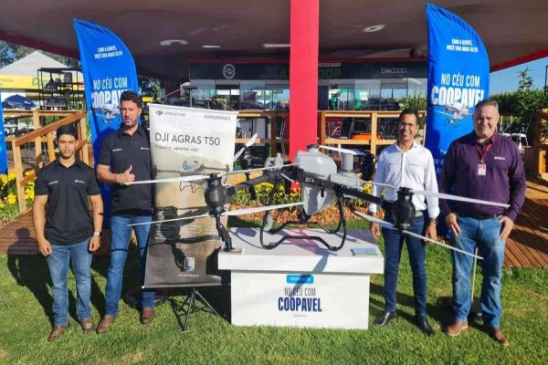 Coopavel e Agridrones sortearão um drone pulverizador no Show Rural