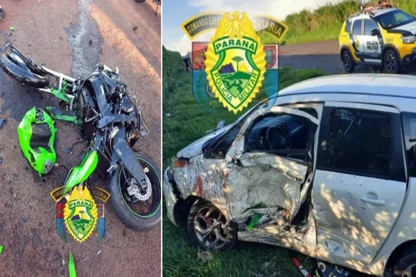 Foto relacionada a notícia: Vídeo mostra motociclista a 216 km/h momentos antes de fatal acidente no Paraná