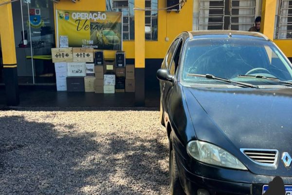 PRE apreende grande quantidade de vinhos estrangeiros durante fiscalização na PR-486 em Cascavel
