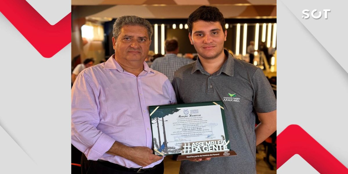 Show Rural: contabilista Jovane Borges é homenageado na Assembleia Itinerante da Alep