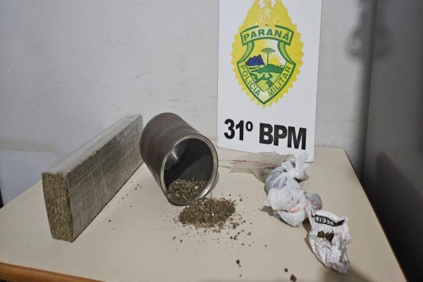 Imagem referente a notícia: ROTAM apreende quase 700 gramas de maconha em Jotaesse após denúncia