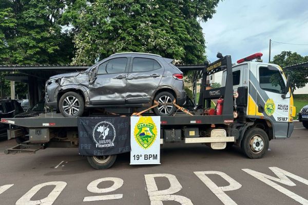 Após perseguição, Fiat Pulse clonado é apreendido com quase 150kg de maconha em Toledo