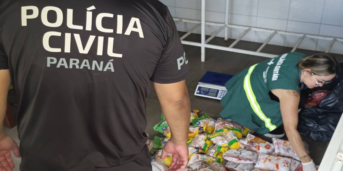 PCPR e Vigilância Sanitária apreendem 161 quilos de carne em Pontal do Paraná