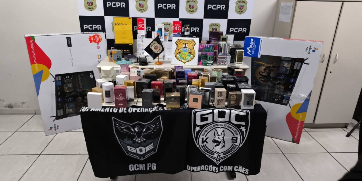 Forças de Segurança desmantelam esquema de contrabando e apreendem R$100 Mil em mercadorias