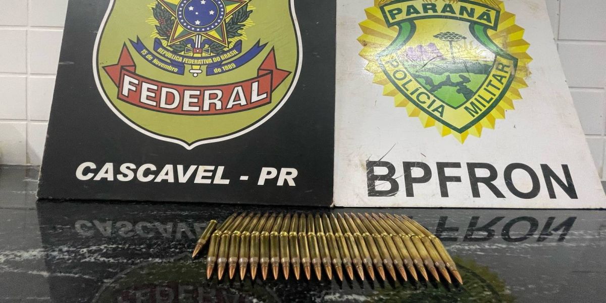 Três mulheres são detidas com diversas munições em Santa Tereza do Oeste