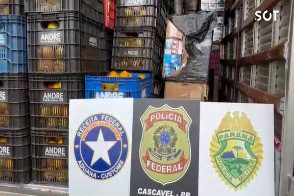 "Laranjas" com recheio ilícito: Operação conjunta apreende carga de cigarros eletrônicos em Cascavel