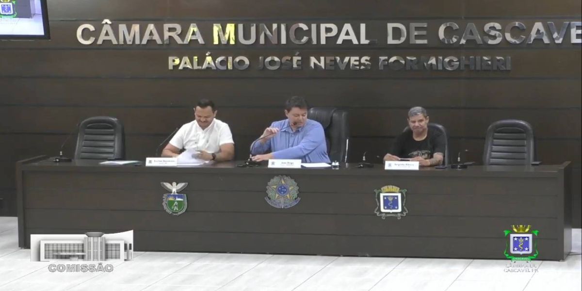 CCJ da Câmara de Cascavel debate projetos sobre jogos de azar, armas de brinquedo e transparência