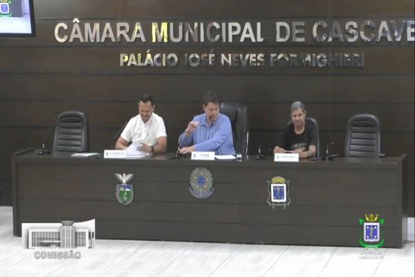 CCJ da Câmara de Cascavel debate projetos sobre jogos de azar, armas de brinquedo e transparência