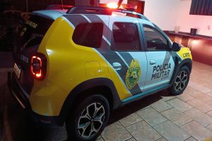 Imagem referente à notícia: Foragido de Foz do Iguaçu é preso em são Miguel do Iguaçu após tentar se esconder da polícia