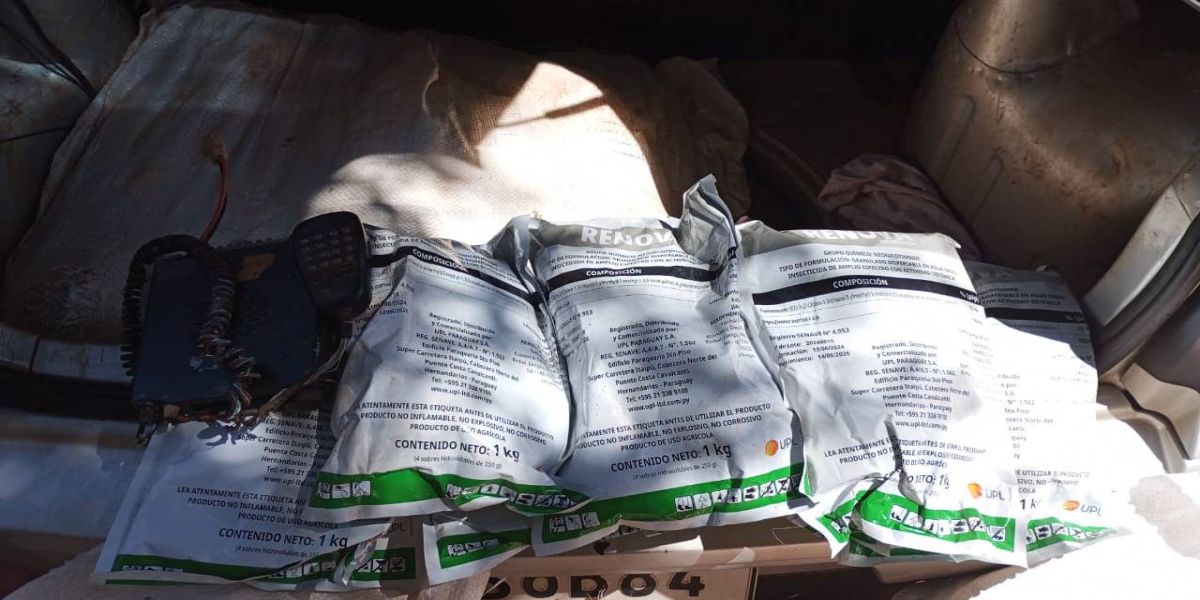 Polícia Militar apreende 240 Kg de agrotóxicos contrabandeados no oeste do Paraná