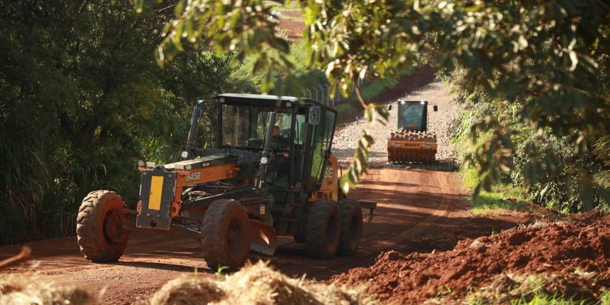 Sonho de décadas vira realidade: obras de pavimentação da Estrada San Martin iniciam em Cascavel