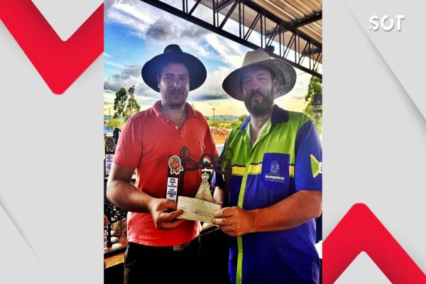 Imagem referente a notícia: Três Barras brilha no Rodeio Crioulo de Marquinho com conquista histórica no laço inclusivo