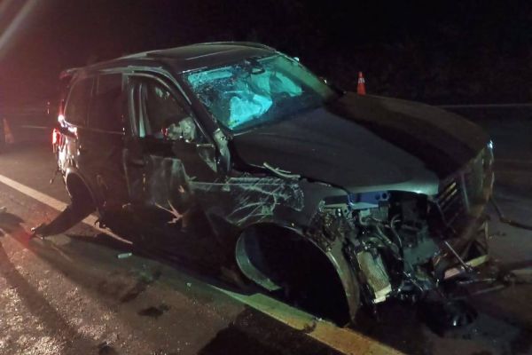 Acidente na BR-373 em Guamiranga deixa dois feridos