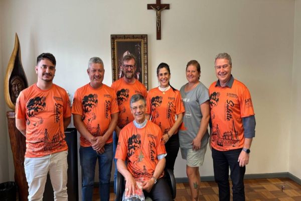 Reunião na Cúria fortalece parceria para a Romaria dos Ciclistas em Corbélia