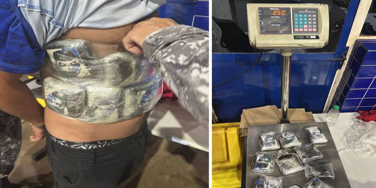 Passageiro de mototáxi é preso com 2,5 kg de haxixe em operação de rotina em Foz do Iguaçu