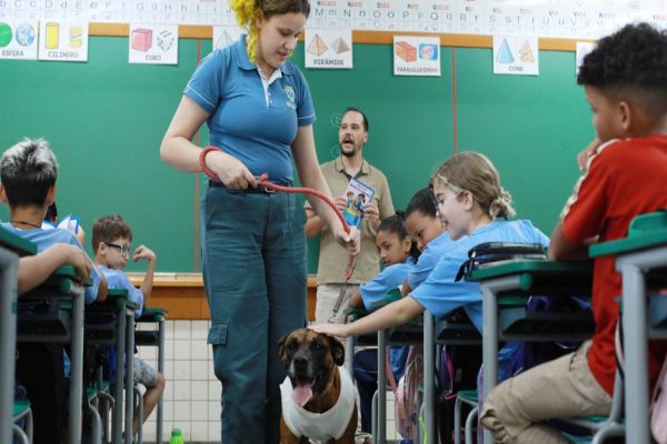 Procão auxilia na conscientização sobre guarda responsável a alunos de Cascavel