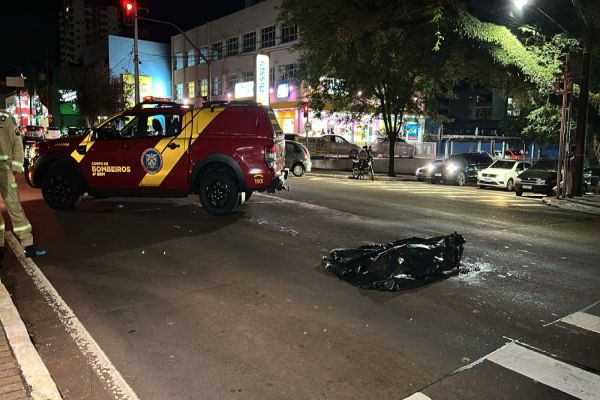 Jovem é executado a tiros no Centro de Cascavel; Suspeito é preso com arma e drogas