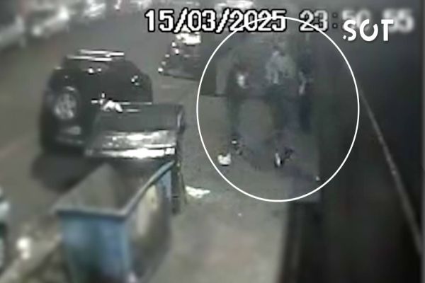 Câmeras flagram execução no Centro de Cascavel; Suspeito é preso horas depois