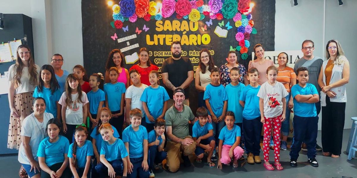 Educação de Corbélia promove o 1º Sarau Literário 2025 para alunos das escolas municipais