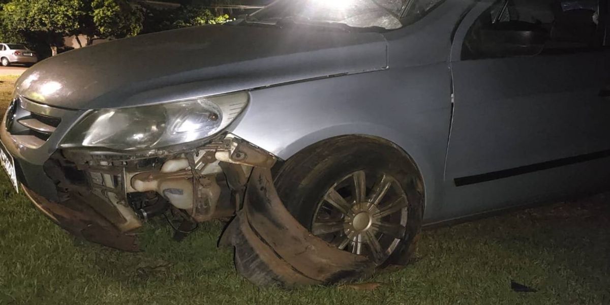 Motorista sofre acidente em trevo perigoso e internautas cobram melhorias em Braganey