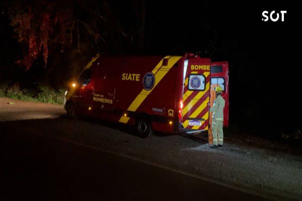 Motociclista morre em grave acidente na PR-180, em Cascavel