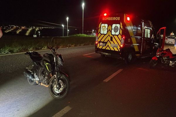 Duas pessoas ficam feridas após acidente na BR467 em Cascavel;  carro que provocou batida fugiu