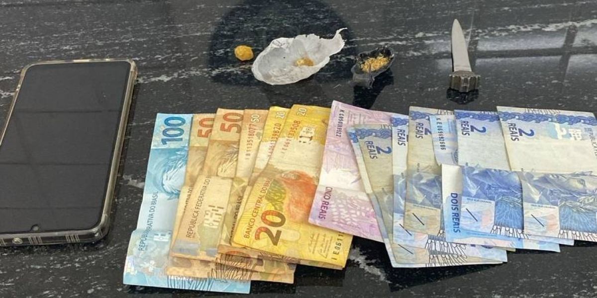 Casal é preso pela Guarda Municipal por tráfico de drogas no Centro de Cascavel