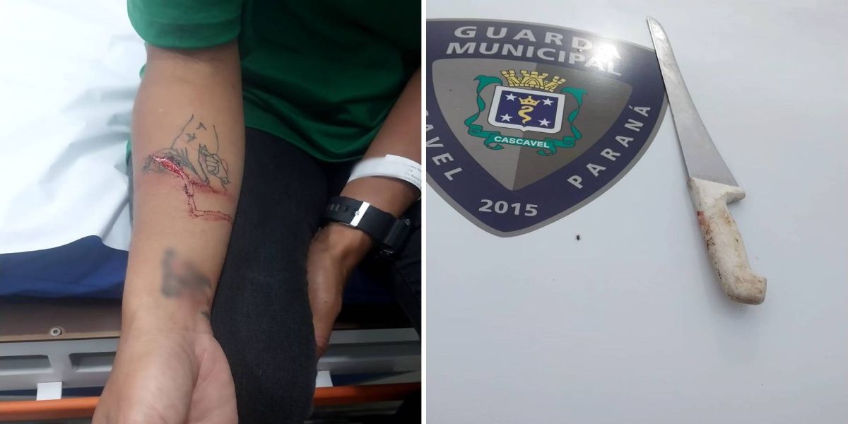 Homem agride ex-companheira com faca durante discussão no Bairro Melissa em Cascavel