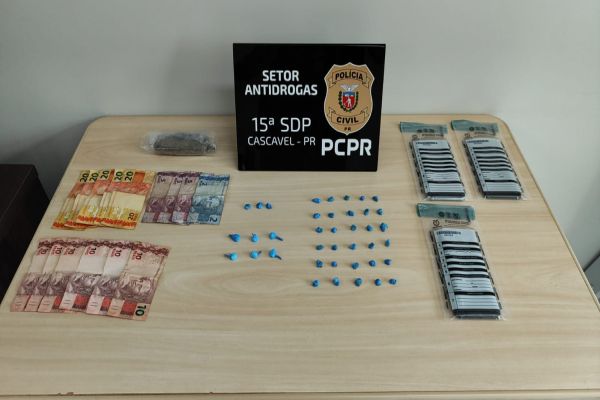 Operação policial em Cascavel resulta em duas prisões por tráfico de drogas