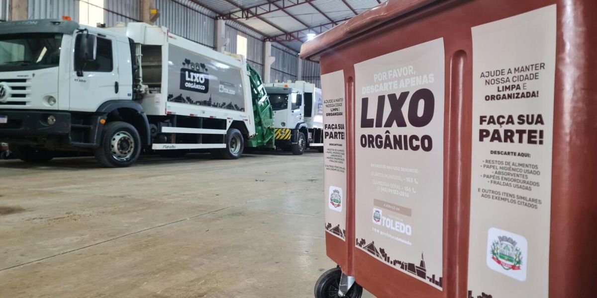 Coleta de lixo orgânico será ampliada em Toledo com novo contrato