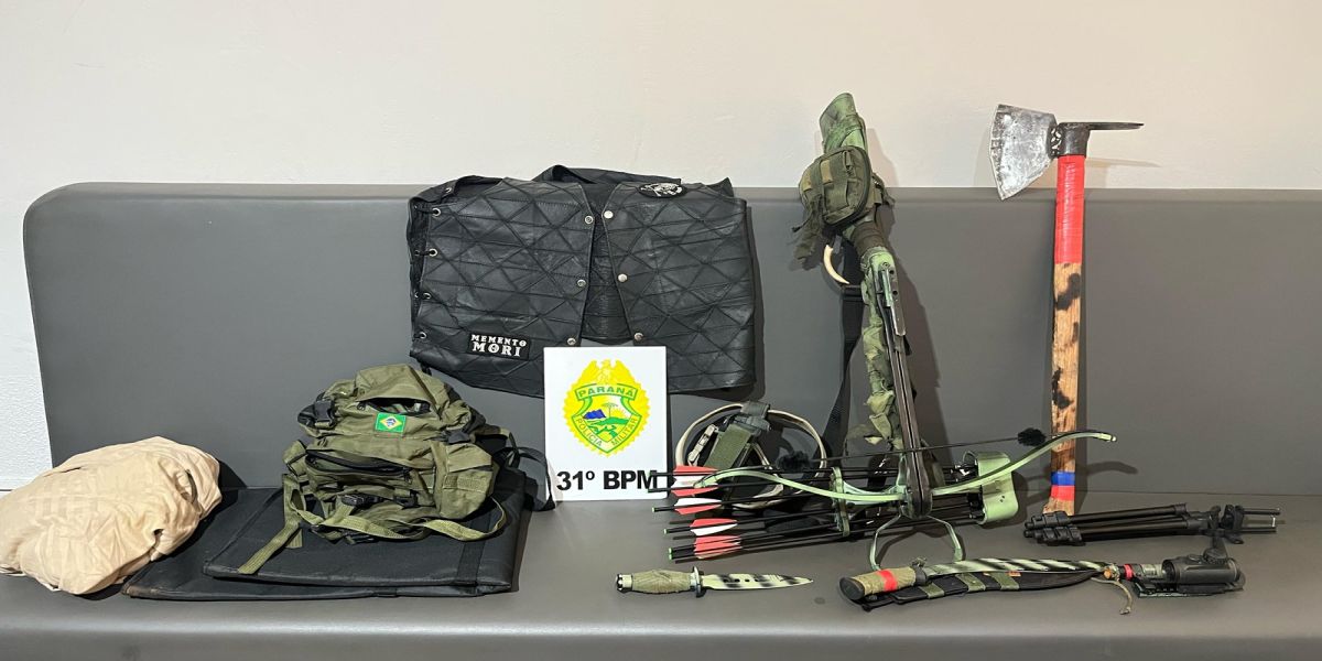 Homem armado com besta invade residência e ameaça matar morador em Assis Chateaubriand