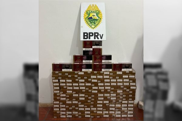 Contrabando na madrugada: Apreensão de cigarros estrangeiros na PR-586, gera prejuízo milionário ao crime