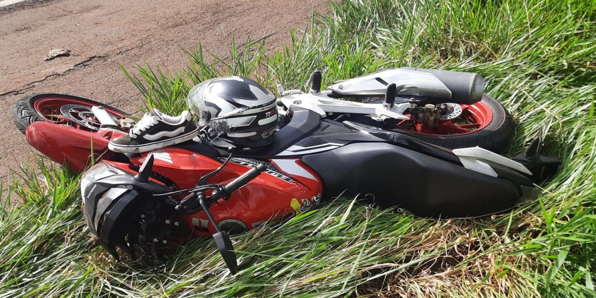 Motociclista fica ferido após colisão lateral com ônibus na PRC-272, em Iporã
