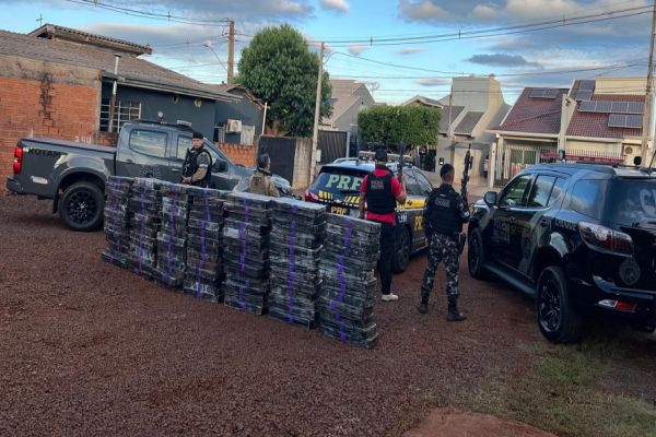 Helicóptero Falcão 13 auxilia em operação que resulta em apreensão de drogas e prisão de suspeitos no Oeste do Paraná