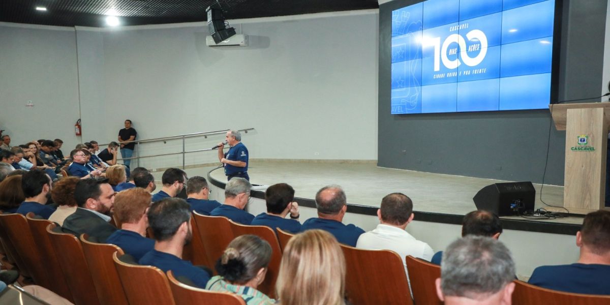Cascavel celebra 100 dias de governo com mais de 100 ações em todas as áreas